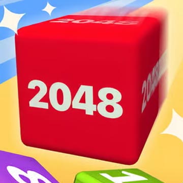 Chain Cube 2048 game